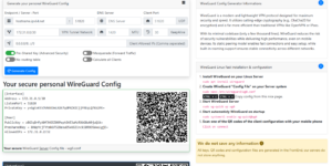 WireGuard Config Generator