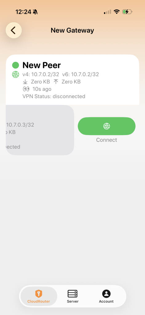 Verbindung zu VPN aufbauen