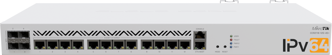 Mikrotik CCR2116-12G-4S+ Ethernet Router